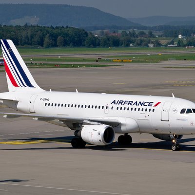 Air France Maschine auf dem Rollfeld