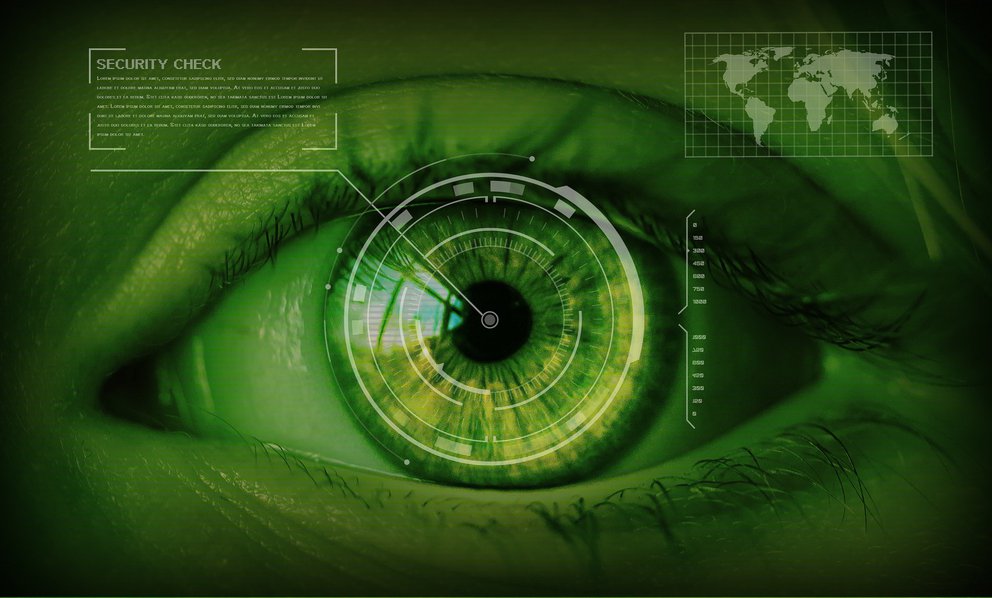Sicherheitskontrollen: Augenscan in Grün