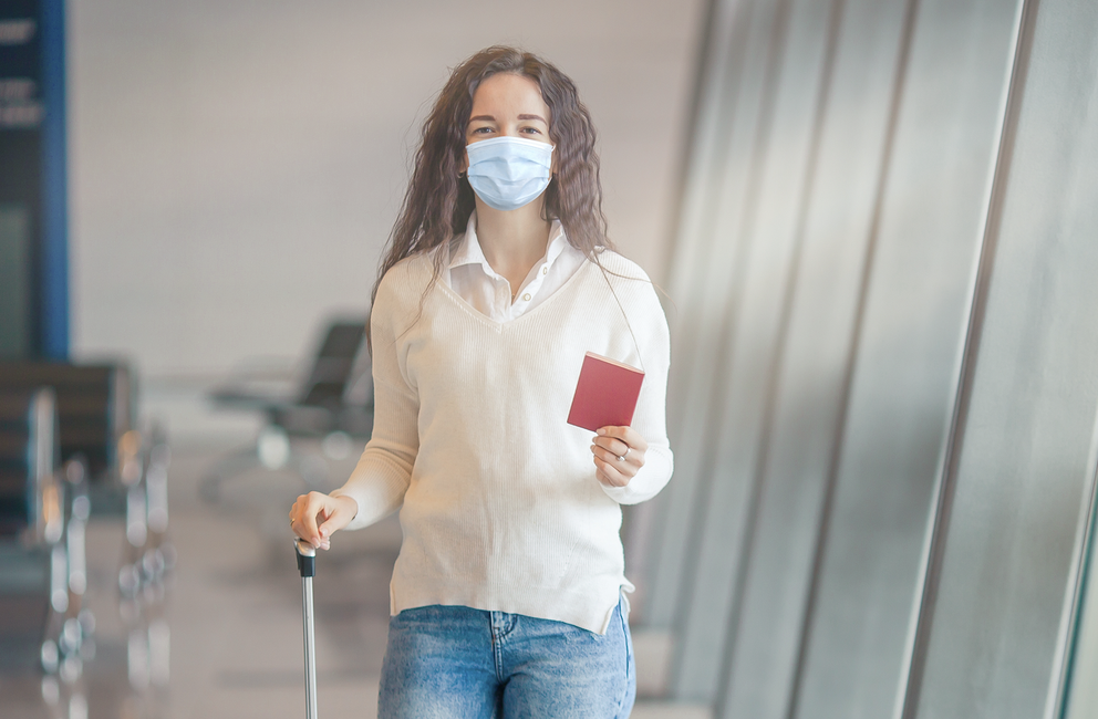 Maskenpflicht im Flugzeug und am Airport