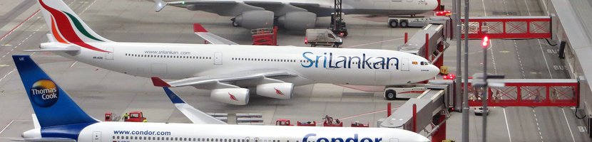 Modellflugzeuge: Condor, SirLankan, Lufthansa, Air France Boarding