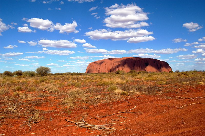Ayers Rock im Outback Australiens