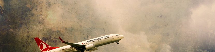 Boeing-Maschine von Turkish Airlines durchfliegt Wolkenbruch