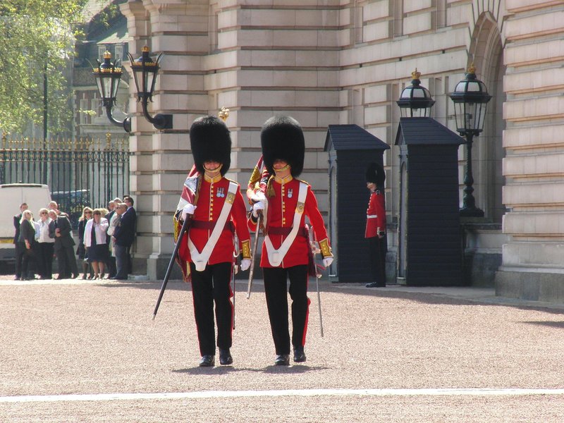 Die berühmten Queen's Guard in London