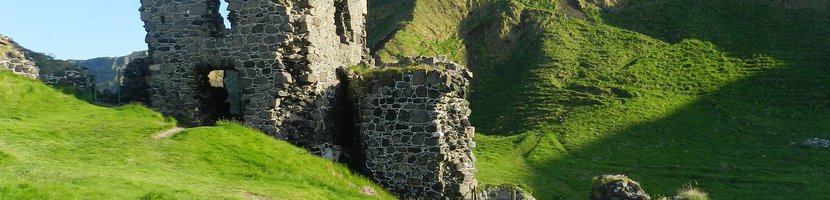 Burg-Ruine in Irland