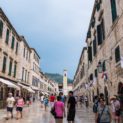 Straße in der Altstadt von Dubrovnik
