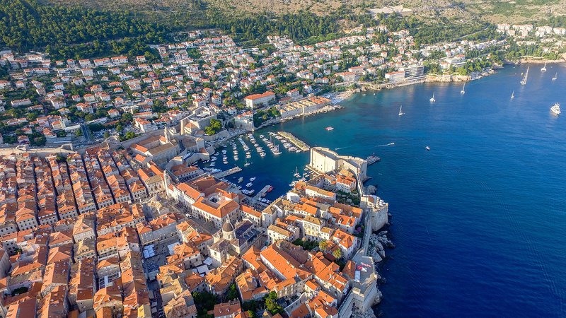 Einfach malerisch: Die Marina von Dubrovnik.