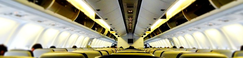 Boarding Kabine: Innenraum Flugzeug