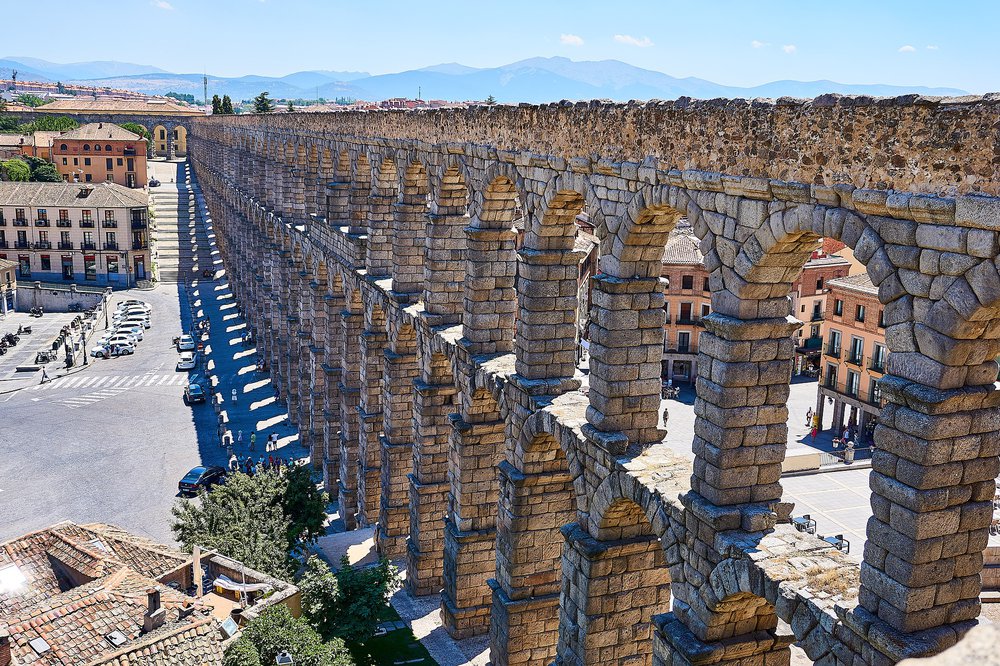 Äquadukt im spanischen Segovia